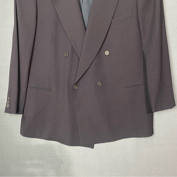 Giorgio Armani Le Collezioni blazer 46R Dark Blue Academia Professional Office - Picture 6 of 17